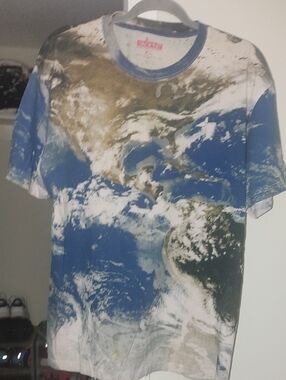 Staple Earth Graphic Tee - Blue & Green